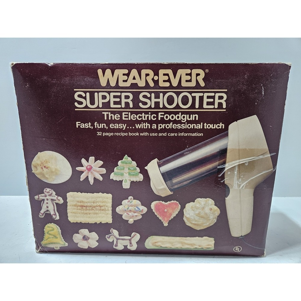 Vintage Wear-Ever 70123 Super Shooter Electric Cookie Press Works